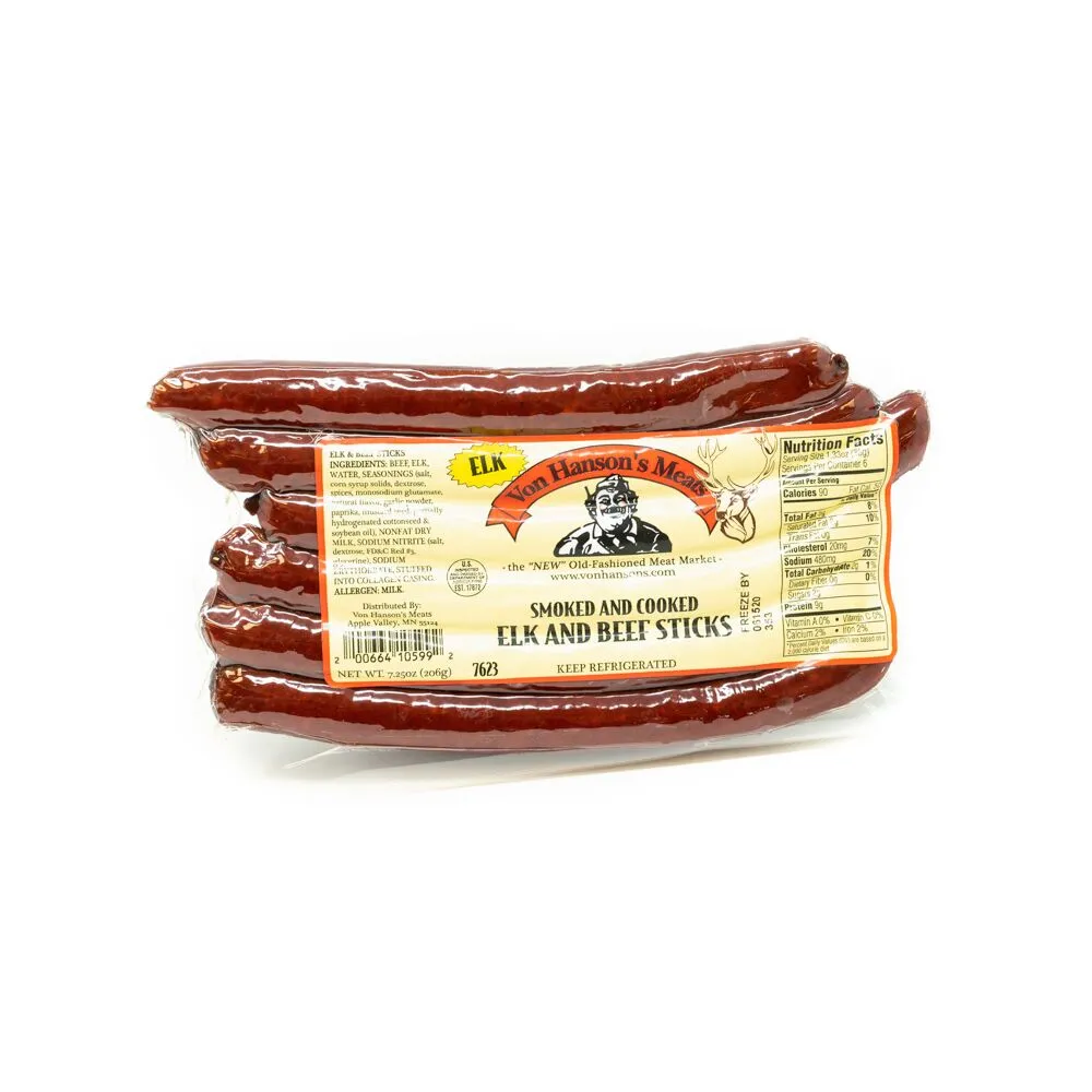 Elk and Beef Snack Sticks