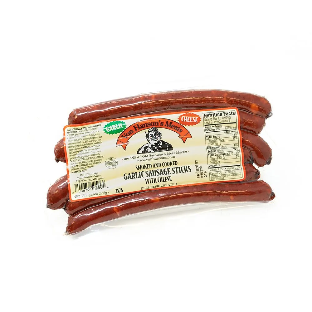 Garlic Cheese Snack Sticks