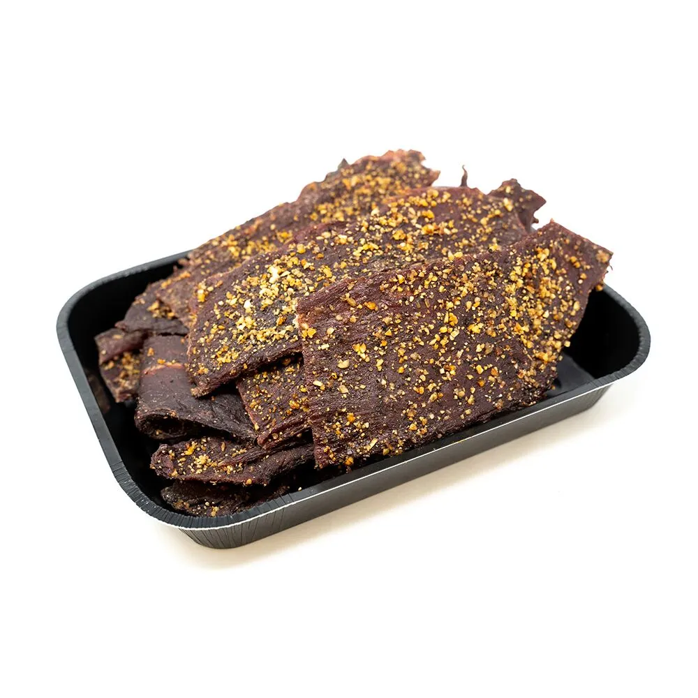 Garlic Cracked Pepper Jerky
