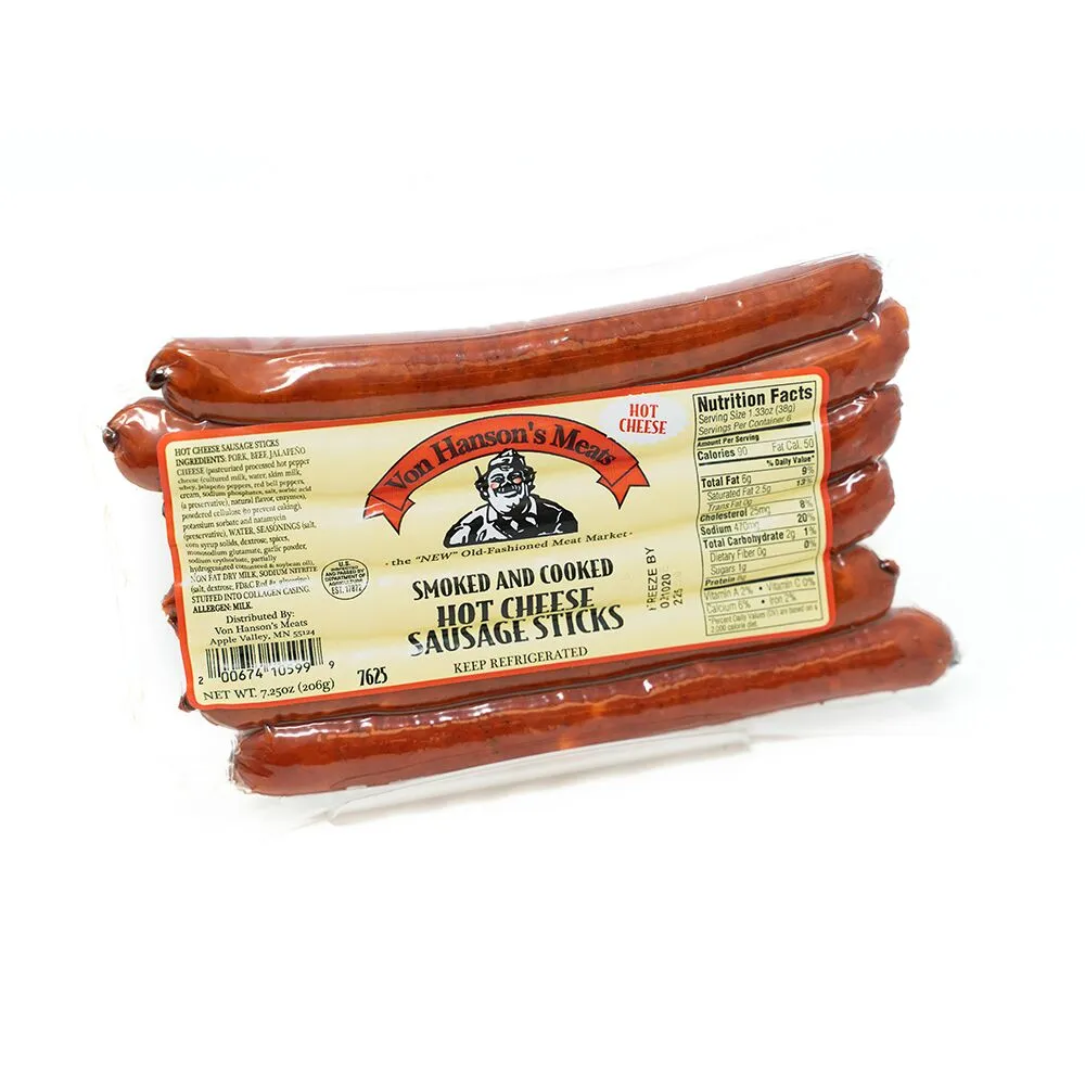 Hot Cheese Snack Sticks