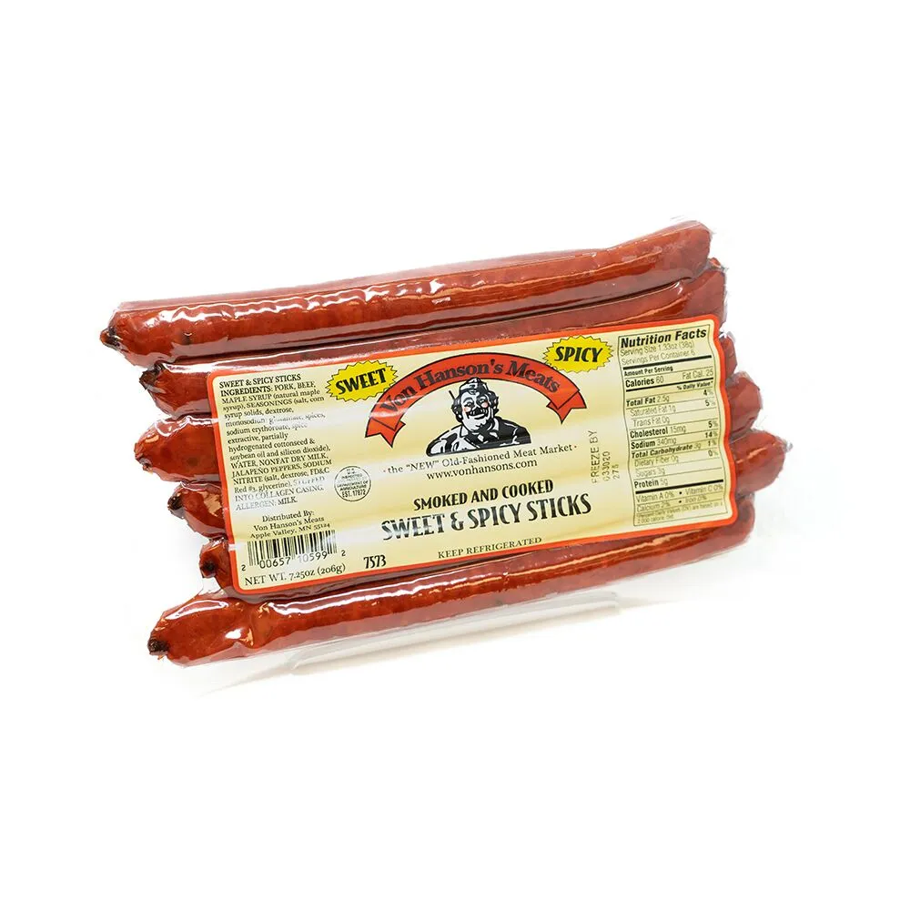 Sweet and Spicy Snack Sticks