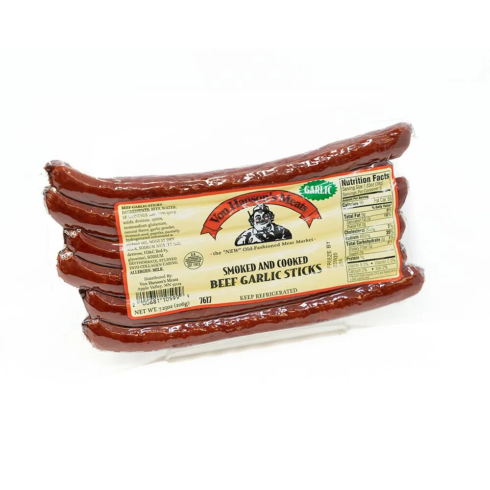 Garlic Beef Snack Sticks